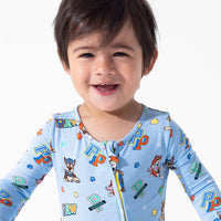PAW Patrol: Varsity Blue Bamboo Convertible Footie