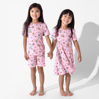 Mermaid Lagoon Bamboo Kids Pajama Short Set