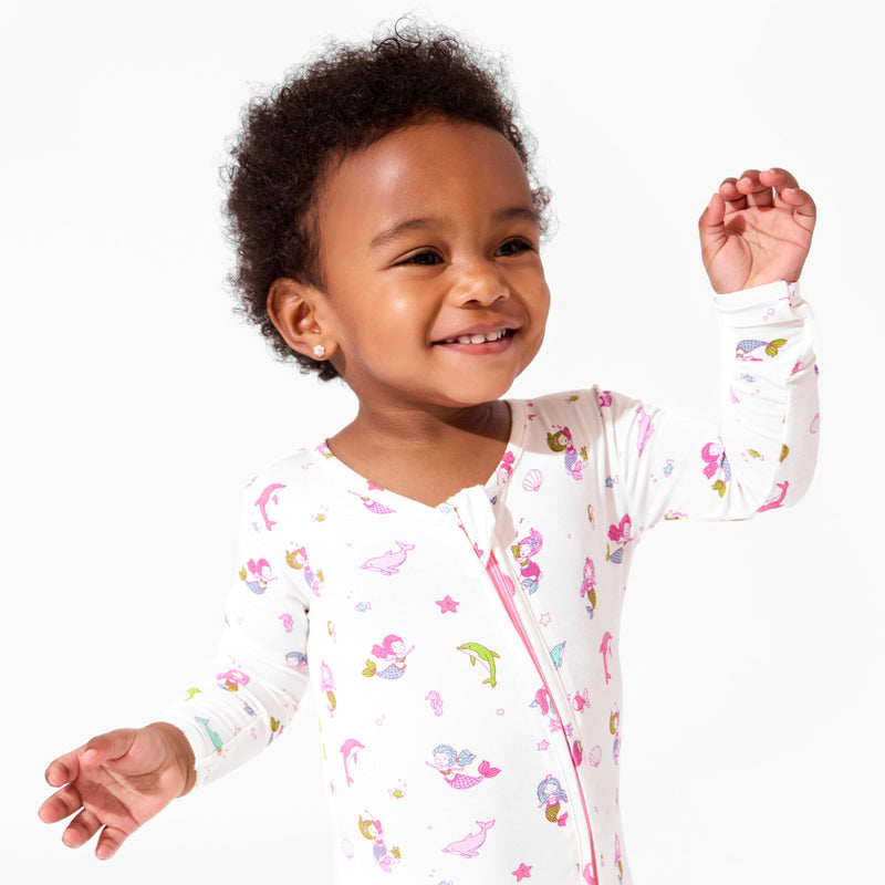 Mermaid Bamboo Convertible Footie