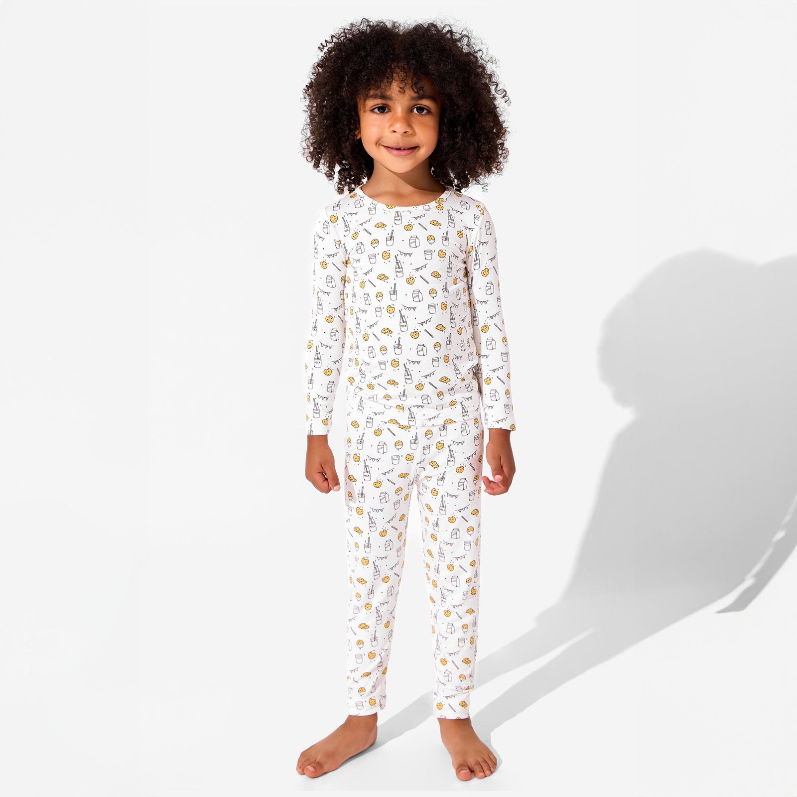 Milk & Cookies Bamboo Kids Pajamas