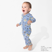 Pirate Cove Bamboo Convertible Footie