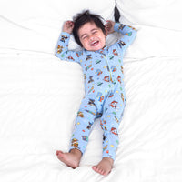 PAW Patrol: Varsity Blue Bamboo Convertible Footie