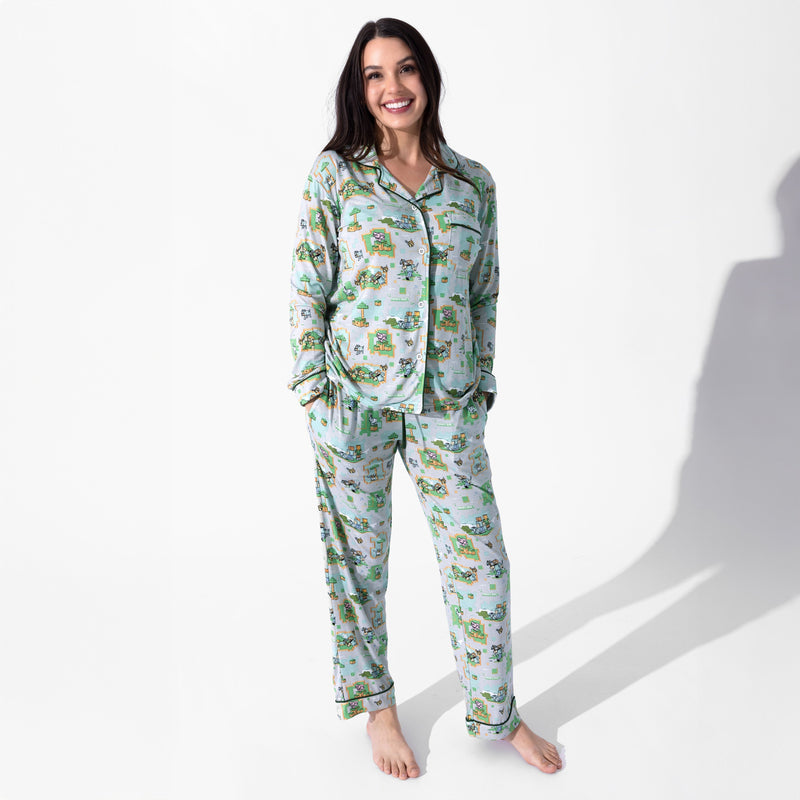 Minecraft Overworld Dreams Bamboo Women's Pajama Set