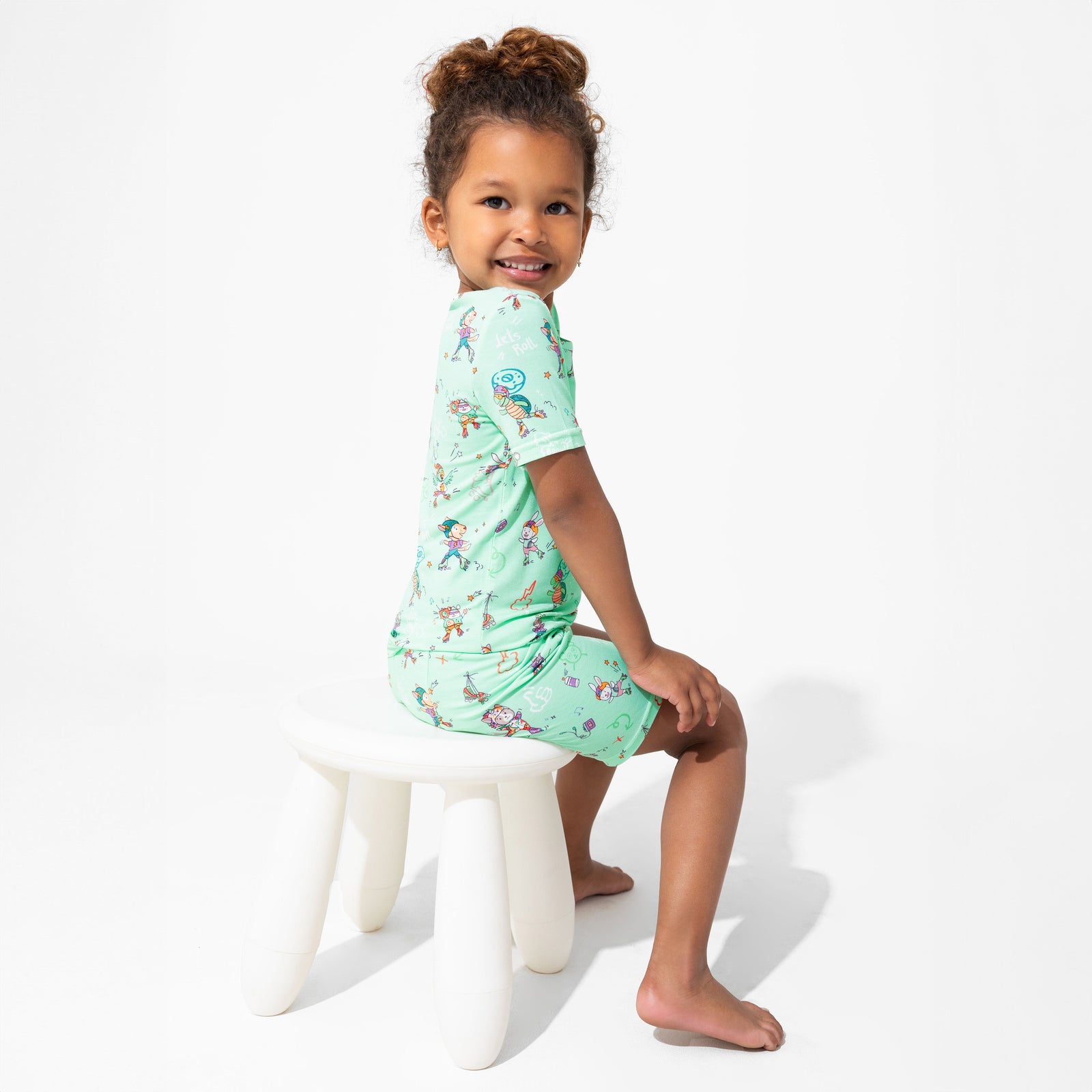 Roller Pet Pals Bamboo Kids Pajama Short Set