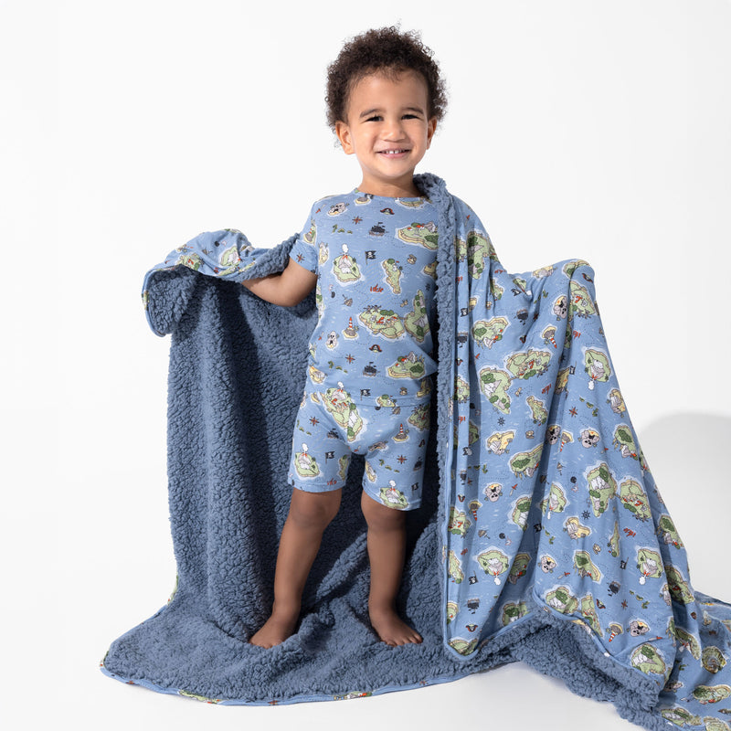 Pirate Cove Bamboo Kids Pajama Short Set