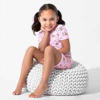 Mermaid Lagoon Bamboo Kids Pajama Short Set