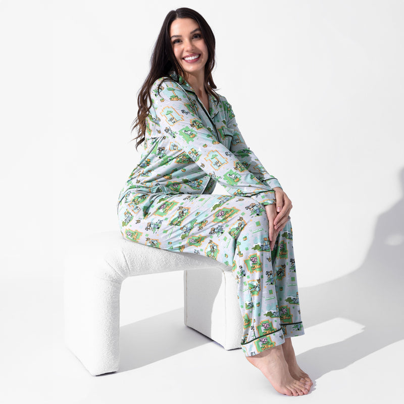 Minecraft Overworld Dreams Bamboo Women's Pajama Set