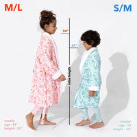 PAW Patrol: Love Paws Pink Kids Bamboo Sherpa Robe