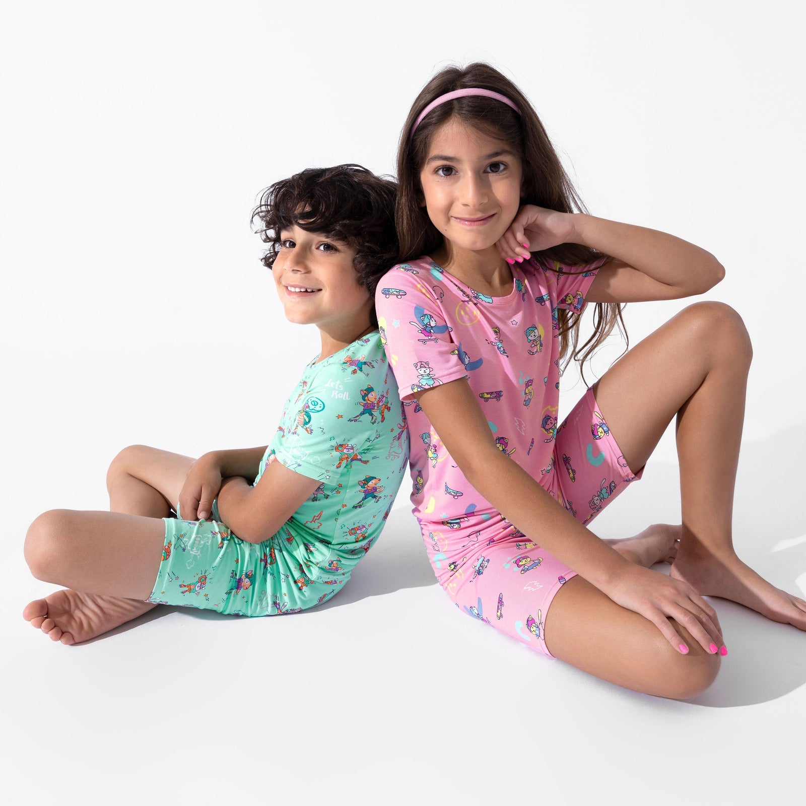 Roller Pet Pals Bamboo Kids Pajama Short Set