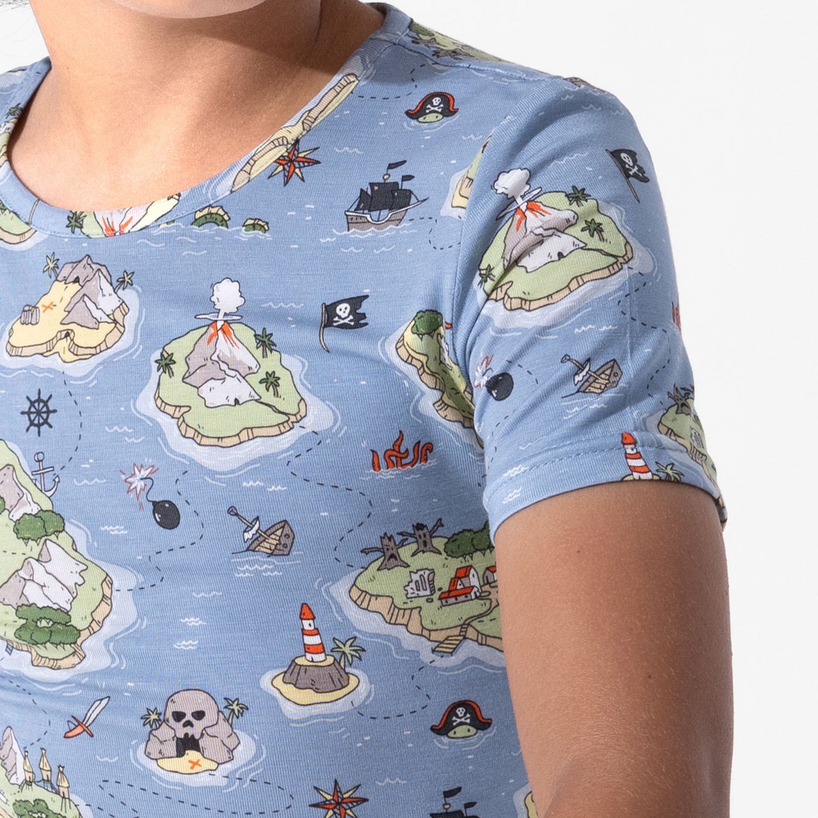 Pirate Cove Bamboo Kids Pajama Short Set