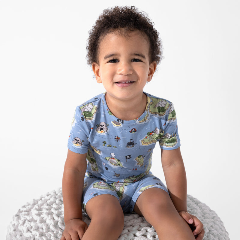 Pirate Cove Bamboo Kids Pajama Short Set
