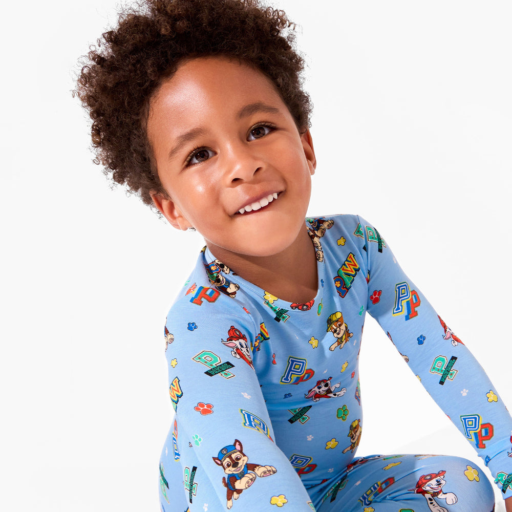 PAW Patrol: Varsity Blue Bamboo Kids Pajamas