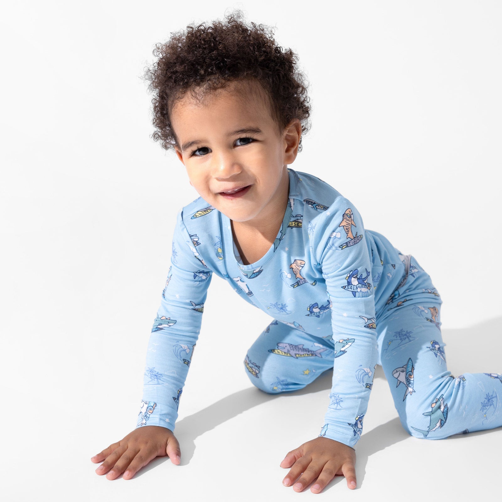 Shark School Bamboo Kids Pajamas