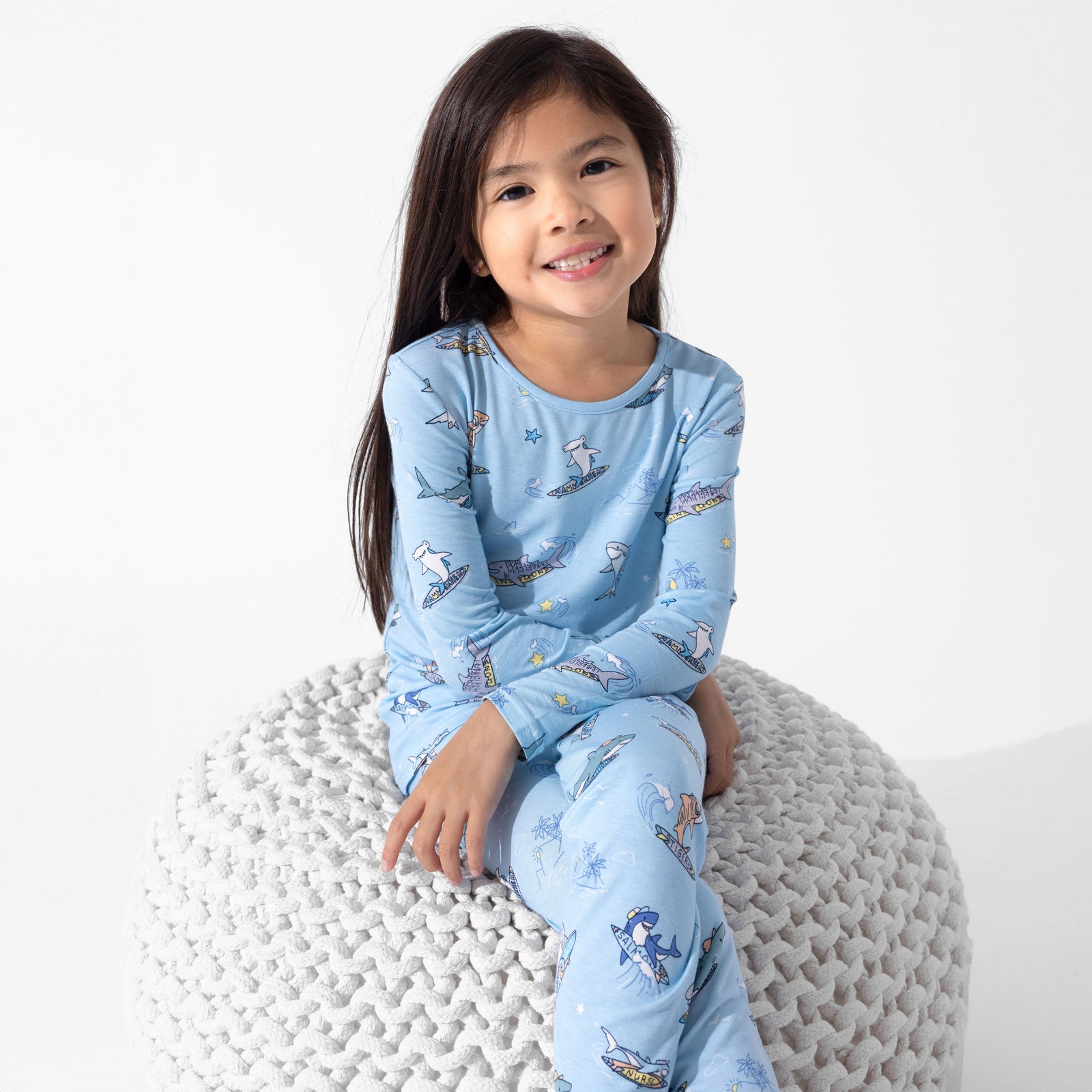 Shark School Bamboo Kids Pajamas
