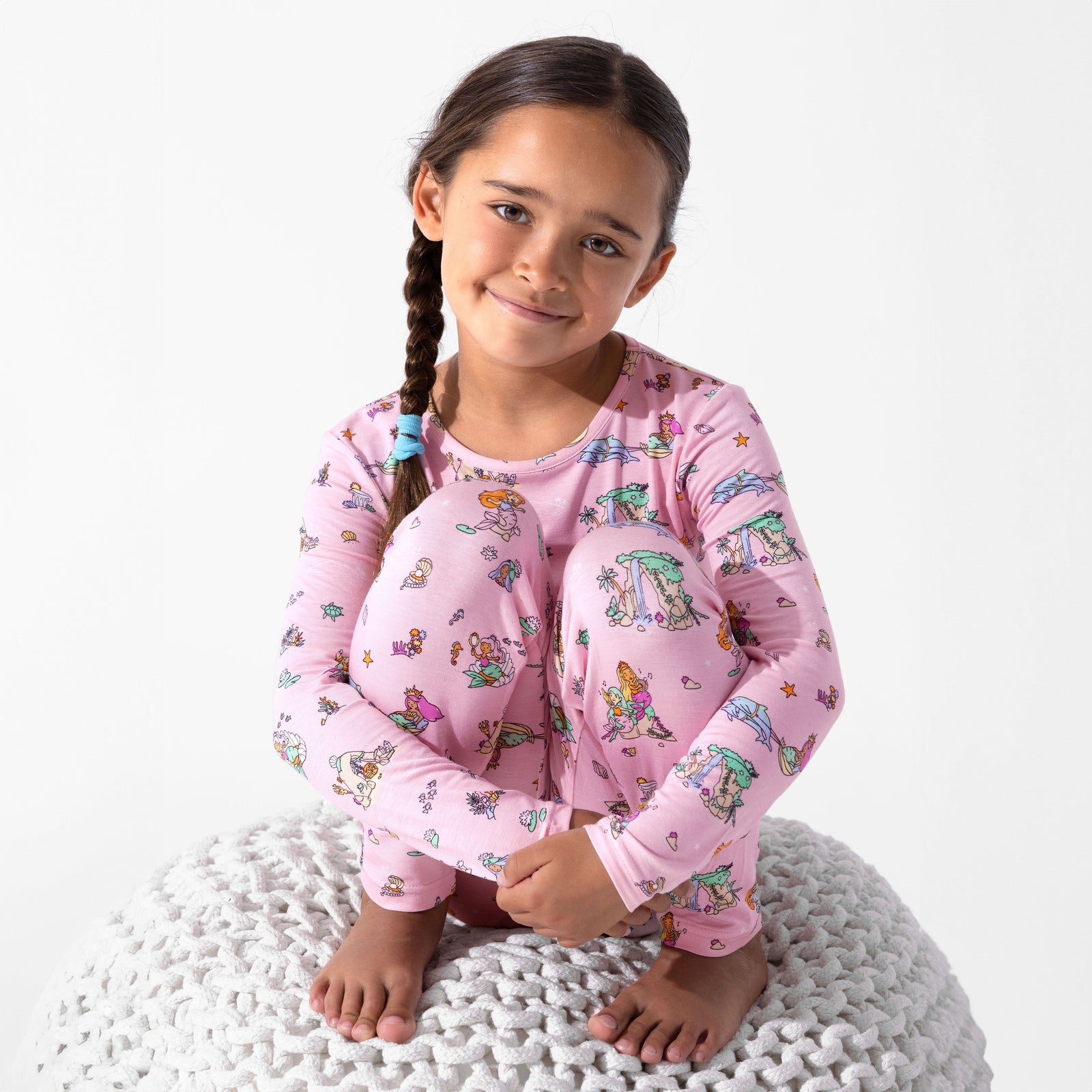 Mermaid Lagoon Bamboo Kids Pajamas