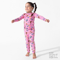 PAW Patrol: Varsity Pink Bamboo Kids Pajamas