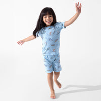 Shark School Bamboo Kids Pajama Short Set