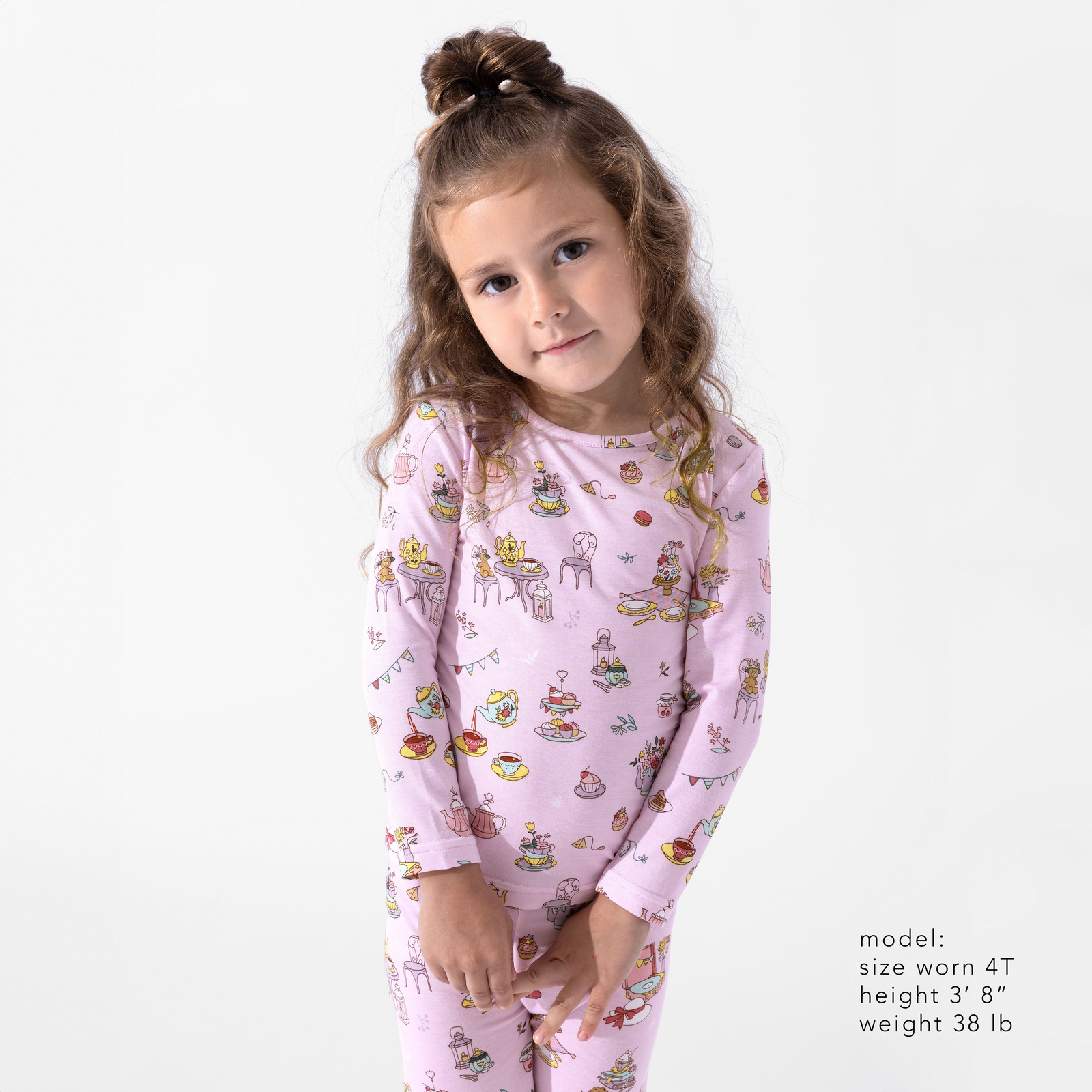 Tea Party Bamboo Kids Pajamas