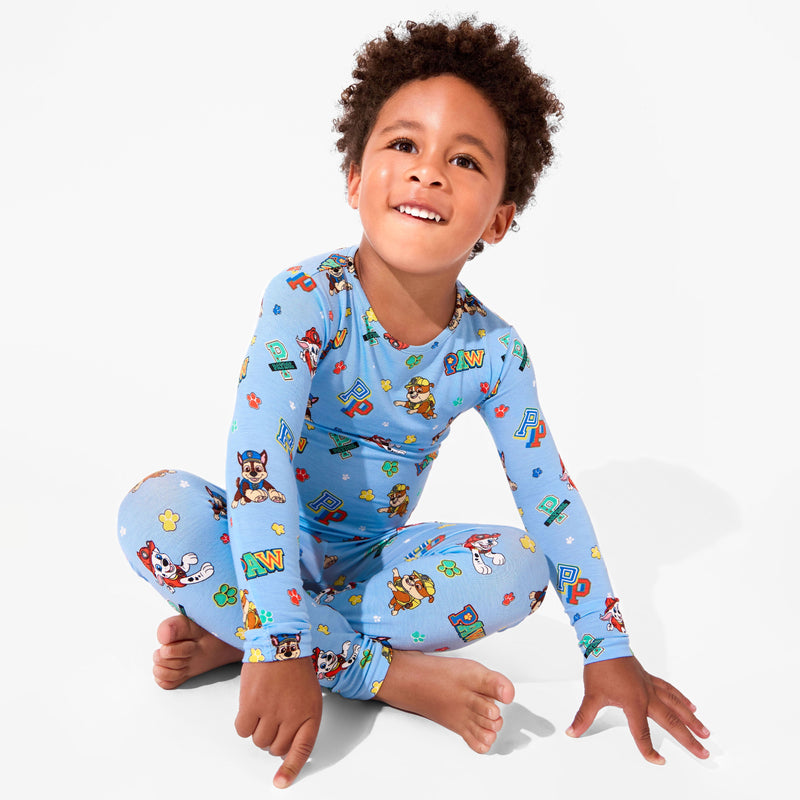 PAW Patrol: Varsity Blue Bamboo Kids Pajamas