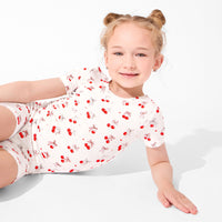 Cherry On Top Bamboo Kids Pajama Short Set