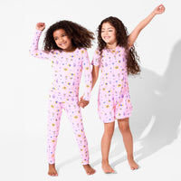The Eye Pink Bamboo Kids Pajamas