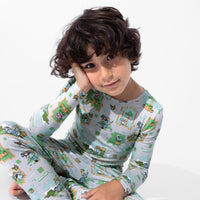 Minecraft Overworld Dreams Bamboo Kids Pajamas