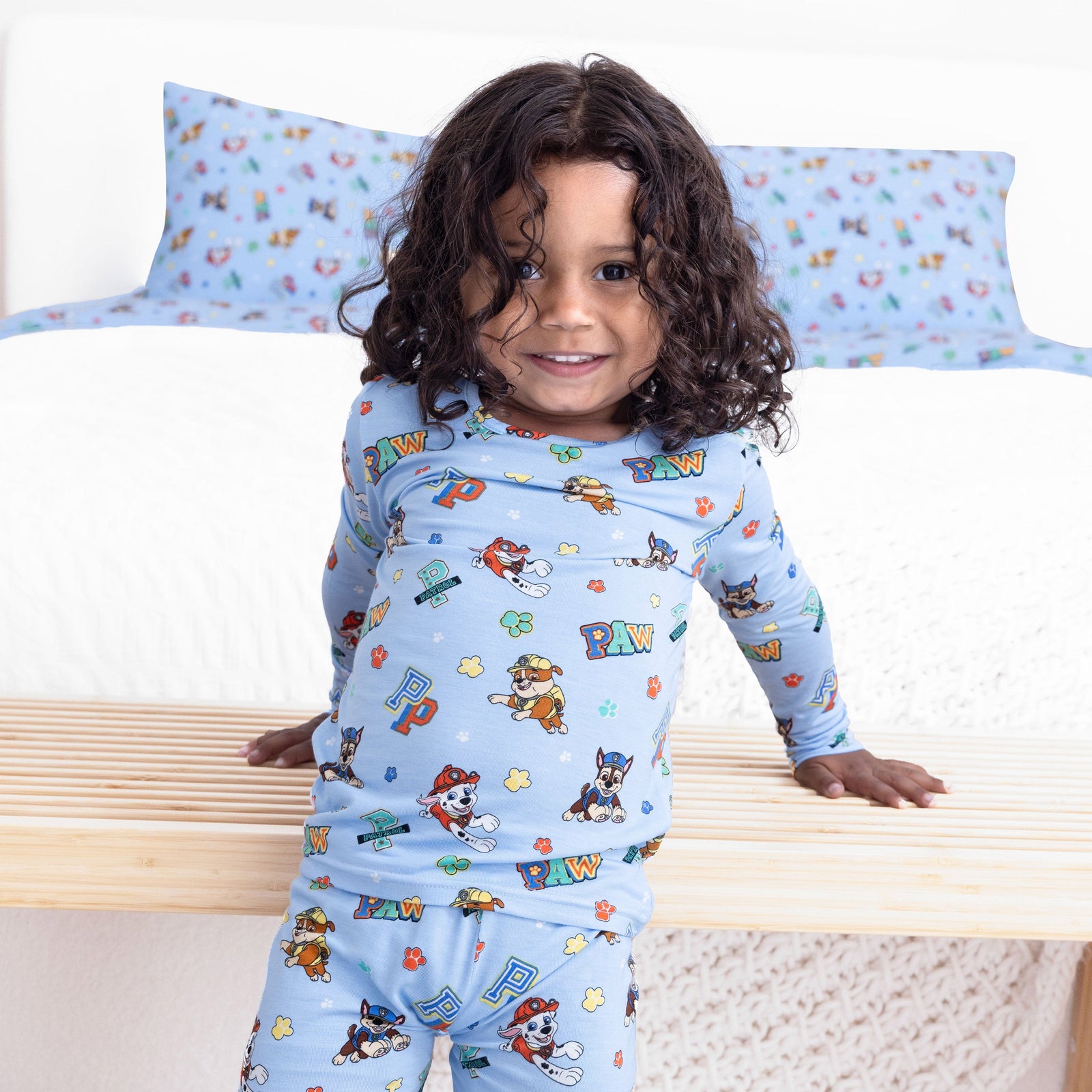 PAW Patrol: Varsity Blue Bamboo Kids Pajamas