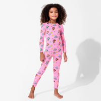 PAW Patrol: Varsity Pink Bamboo Kids Pajamas