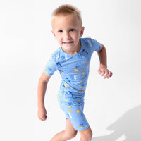 Baby Shark Surf Bamboo Kids Pajama Short Set