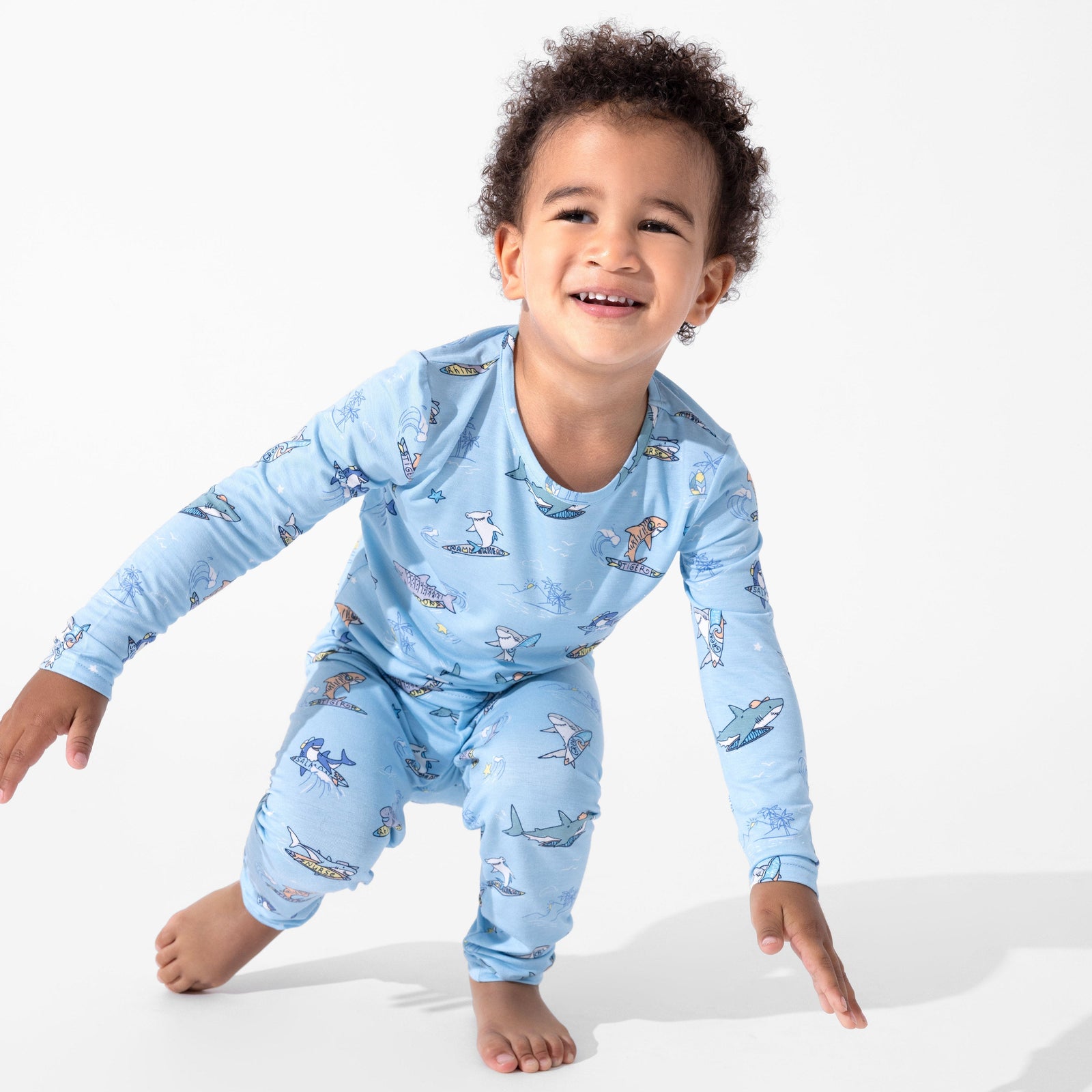 Shark School Bamboo Kids Pajamas